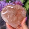 Cœur en Quartz Hématoïde de Madagascar, N.316