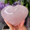 Cœur en Quartz Rose de Madagascar, N.153