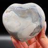 Cœur en Agate Orque, Orca, n°359, Madagascar
