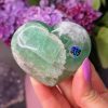 Cœur en Fluorite verte, Madagascar