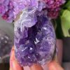 Géode d’Améthyste d’Uruguay – Fleur de Cristal & Pointes Chunky, N.121