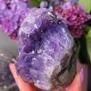 Géode d’Améthyste d’Uruguay – Fleur de Cristal & Pointes Chunky, N.121