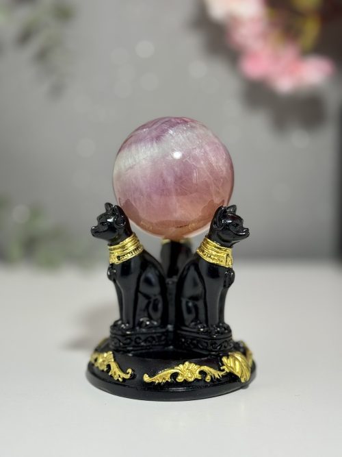 Socle pour sphère chat égyptiens