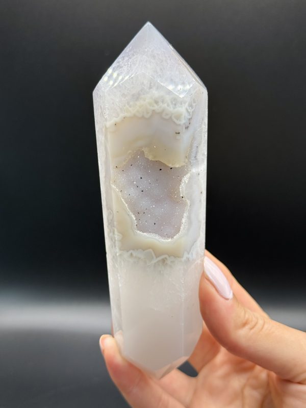 Pointe double en Agate n°375, Brésil