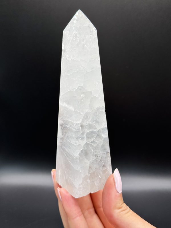 Tour obélisque agate drusy du Brésil n°131