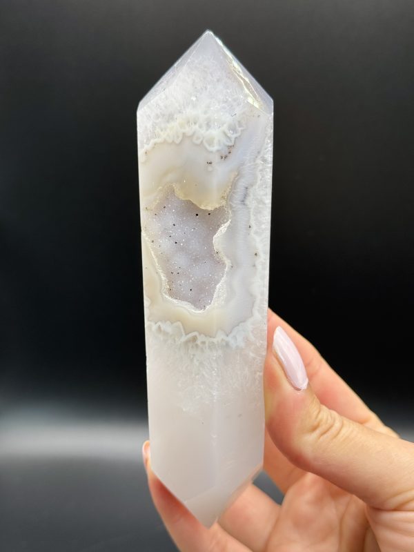 Pointe double en Agate n°375, Brésil