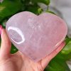 Cœur en Quartz Rose de Madagascar, N.153