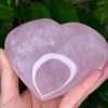 Cœur en Quartz Rose de Madagascar, N.153