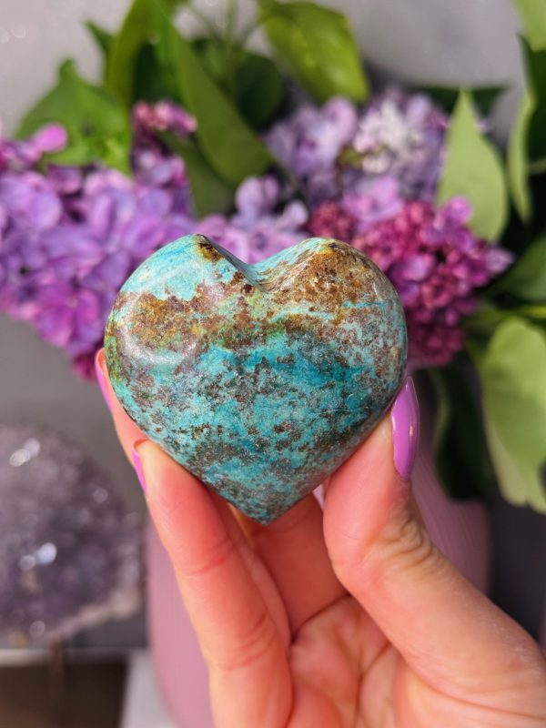 Cœur Chrysocolle n°165, Pérou