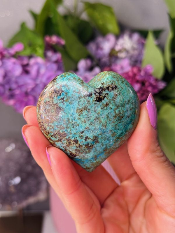 Cœur Chrysocolle n°172, Pérou