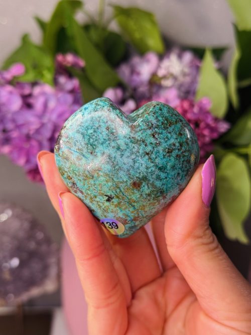 Cœur Chrysocolle n°139, Pérou