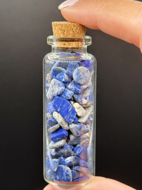 Fiole pierres naturelles Lapis-Lazuli