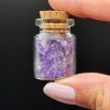 Petite fiole pierres naturelles Améthyste