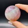 Sphère en Fluorite Candy Multicolore n°135