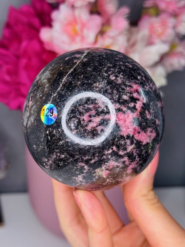 Sphère en Rhodonite n°129, Madagascar