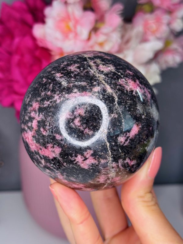 Sphère en Rhodonite n°129, Madagascar