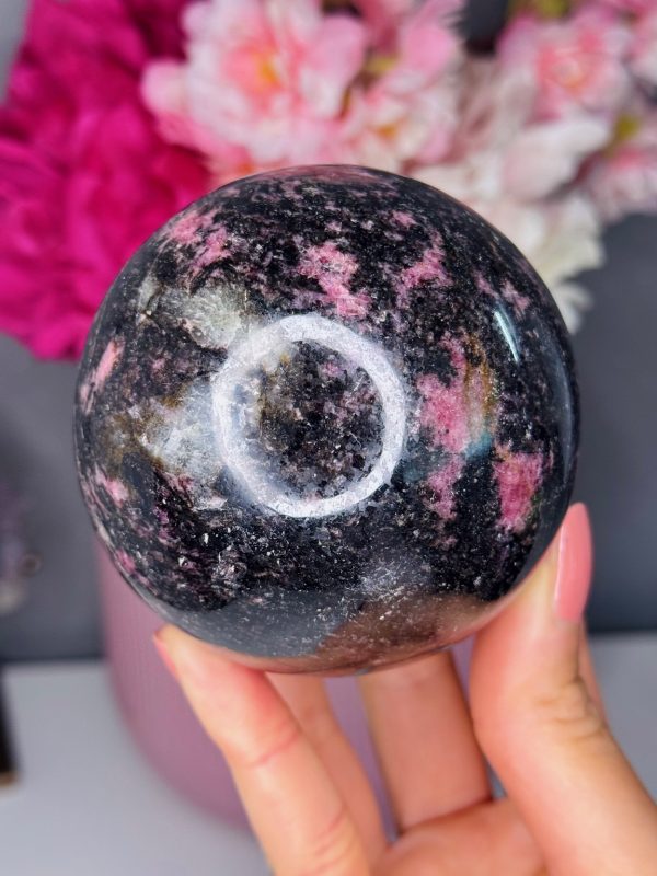 Sphère en Rhodonite n°129, Madagascar