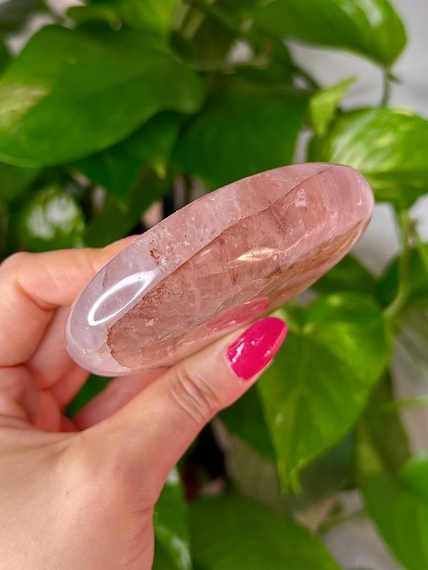 Cœur en Quartz Hématoïde de Madagascar, N.316