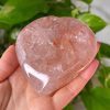 Cœur en Quartz Hématoïde de Madagascar, N.316