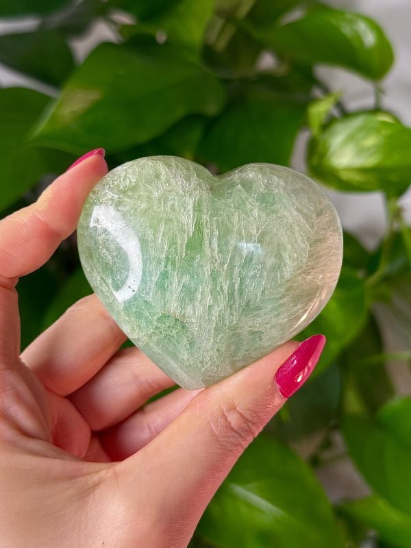 pierre naturelle cristaux minéraux collection coeur en fluorite verte Madagascar 7 Cœur en Fluorite verte, Madagascar