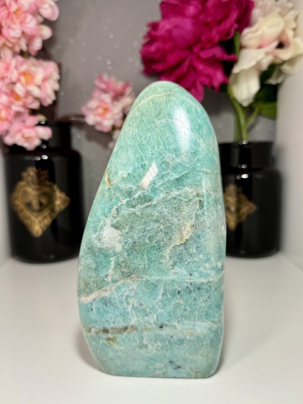 Forme libre en Amazonite, Madagascar N°344