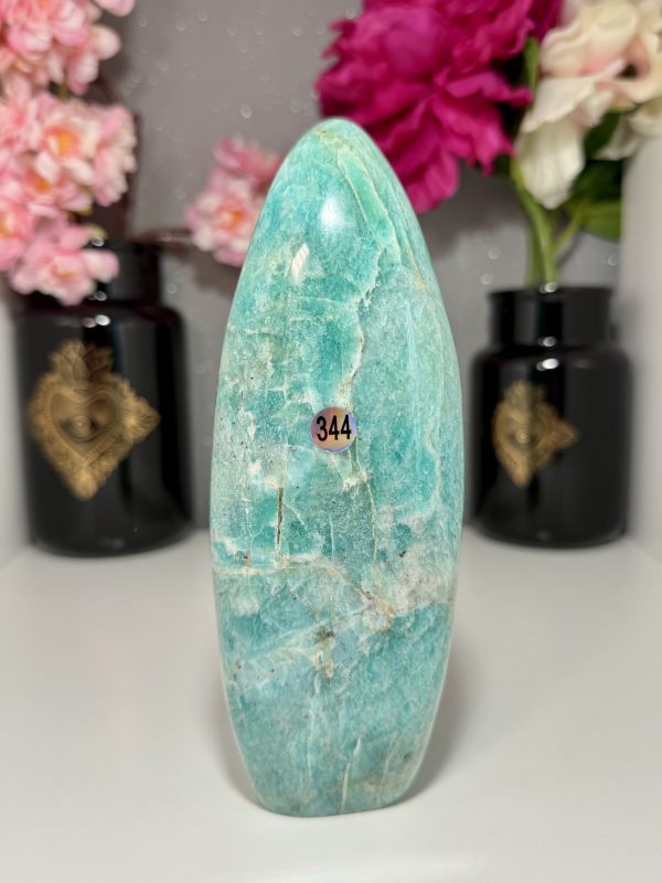 Forme libre en Amazonite, Madagascar N°344