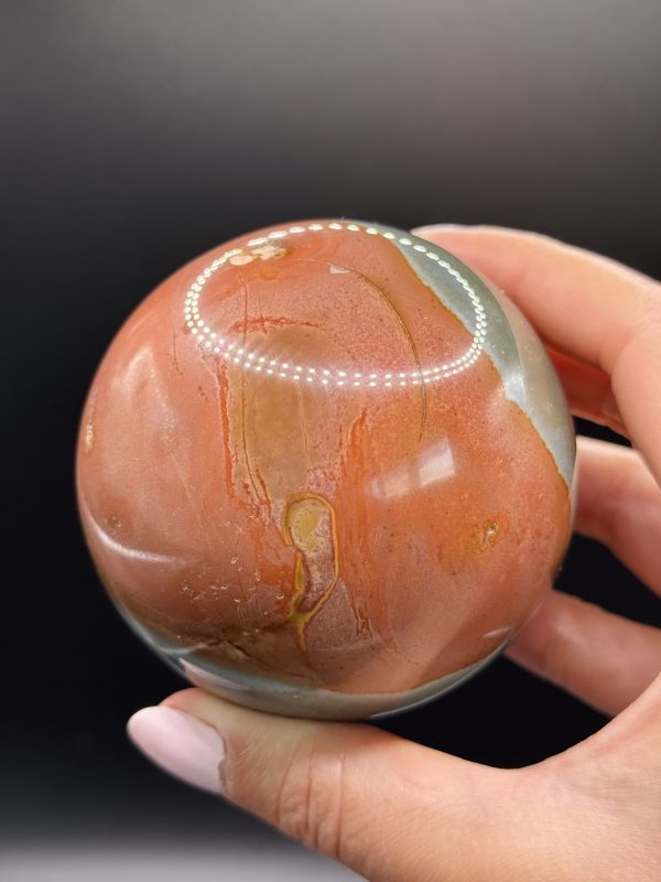Sphère en Jaspe Polychrome n°129, Madagascar
