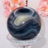 Sphère Agate Bleue n°191