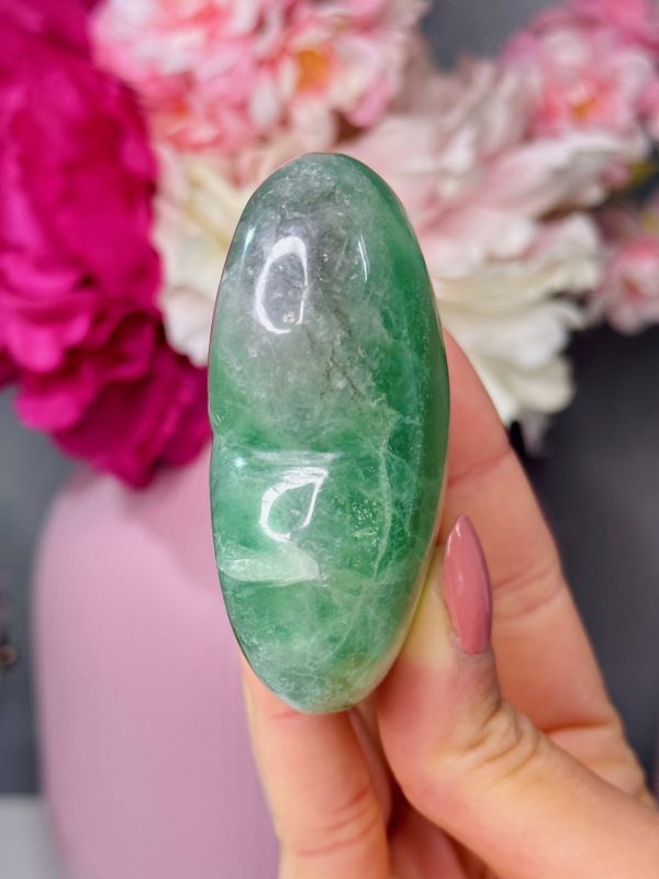 Cœur en Fluorite verte, Madagascar