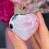 Cœur en Rhodonite Rose n°173, Pérou