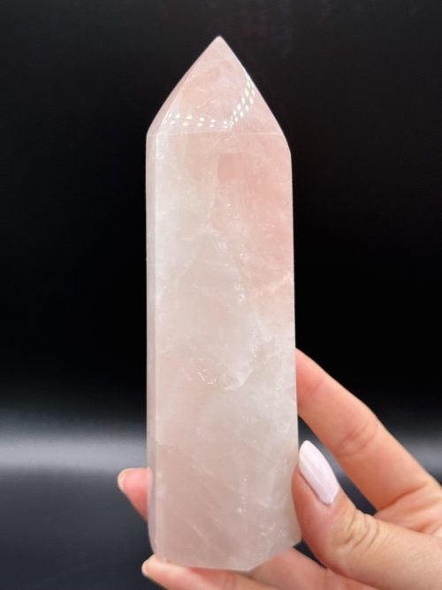 Pointe en Quartz Rose N°99, Madagascar