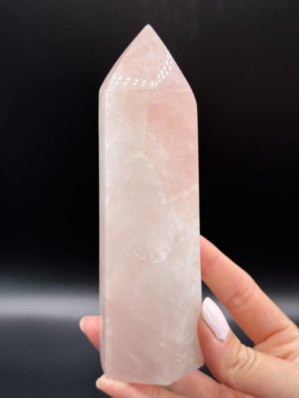 Pointe en Quartz Rose N°99, Madagascar