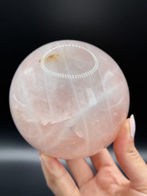 Grosse sphère en Quartz Rose N°167, Madagascar