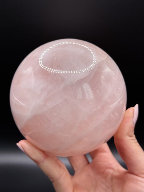 Grosse sphère en Quartz Rose N°167, Madagascar