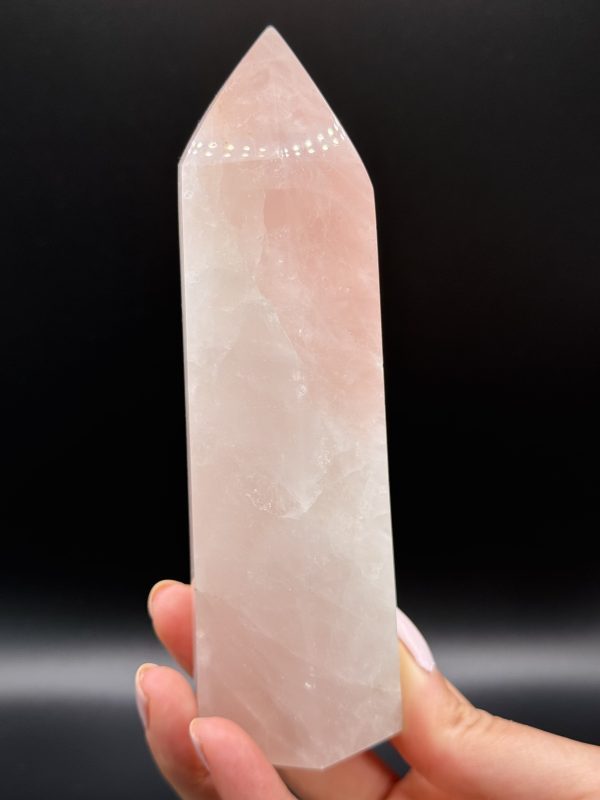 Pointe en Quartz Rose N°99, Madagascar