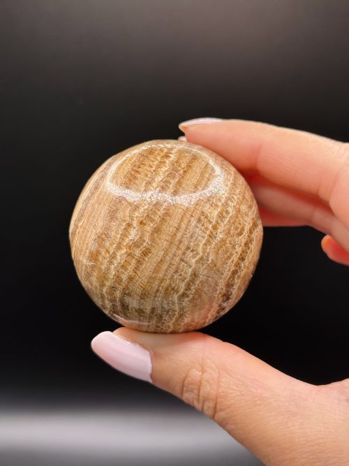 Sphère en Calcite Chocolat n°180, Maroc