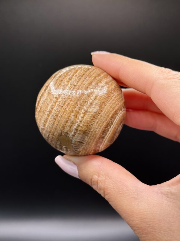 Sphère en Calcite Chocolat n°180, Maroc