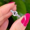 bague ajustable en pierre naturelle quartz cristal de roche cristaux minéraux 2 Bague Cristal de Roche ajustable argent s925