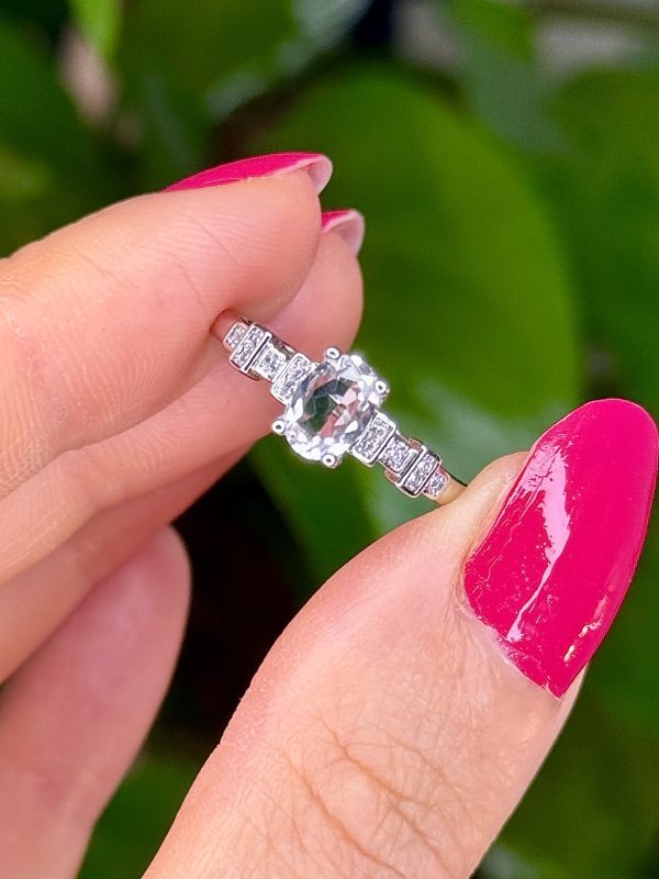bague ajustable en pierre naturelle quartz cristal de roche cristaux minéraux 2 Bague Cristal de Roche ajustable argent s925