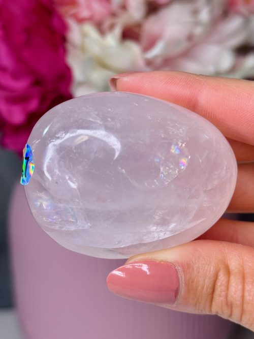 Galet en Quartz Rose n°47, Madagascar