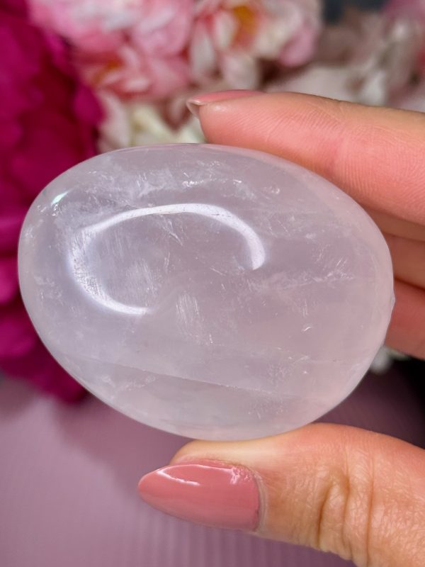 Galet en Quartz Rose n°47, Madagascar