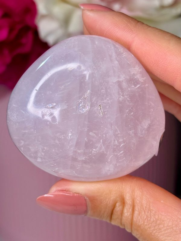 Galet en Quartz Rose n°138, Madagascar