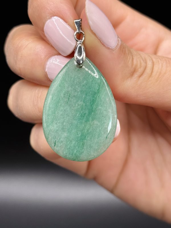 Pendentif en Aventurine Verte n°158