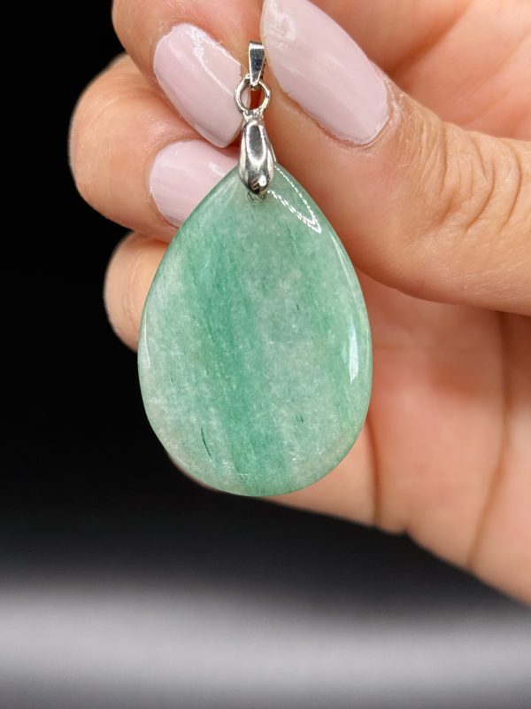 Pendentif en Aventurine Verte n°158