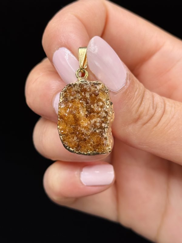 Pendentif en Citrine n°162