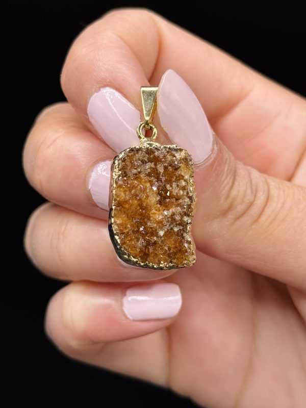 Pendentif en Citrine n°162