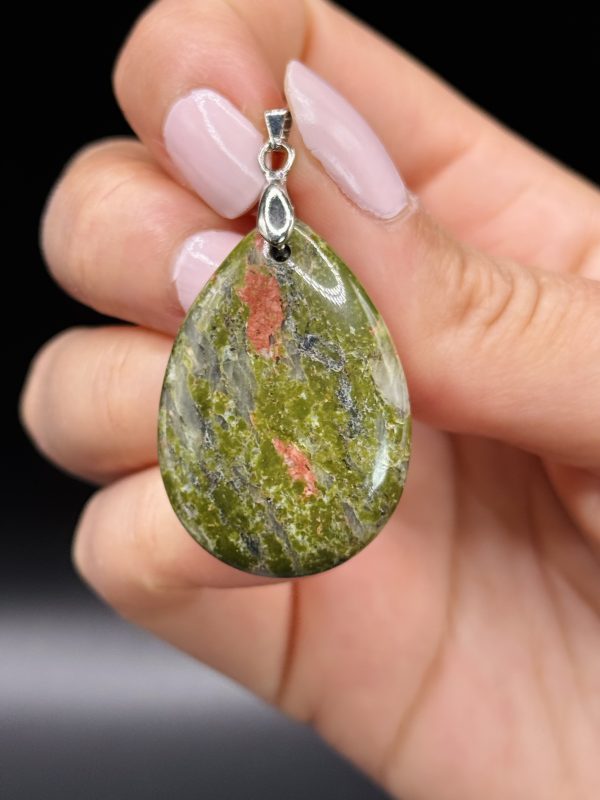 Pendentif en Unakite n°151