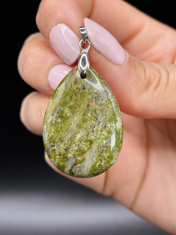 Pendentif en Unakite n°151