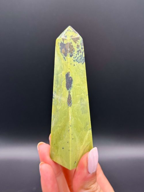Pointe en Serpentine & Pyrite n°187, Pérou