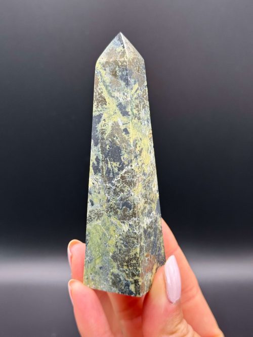Pointe en Serpentine & Pyrite n°195, Pérou